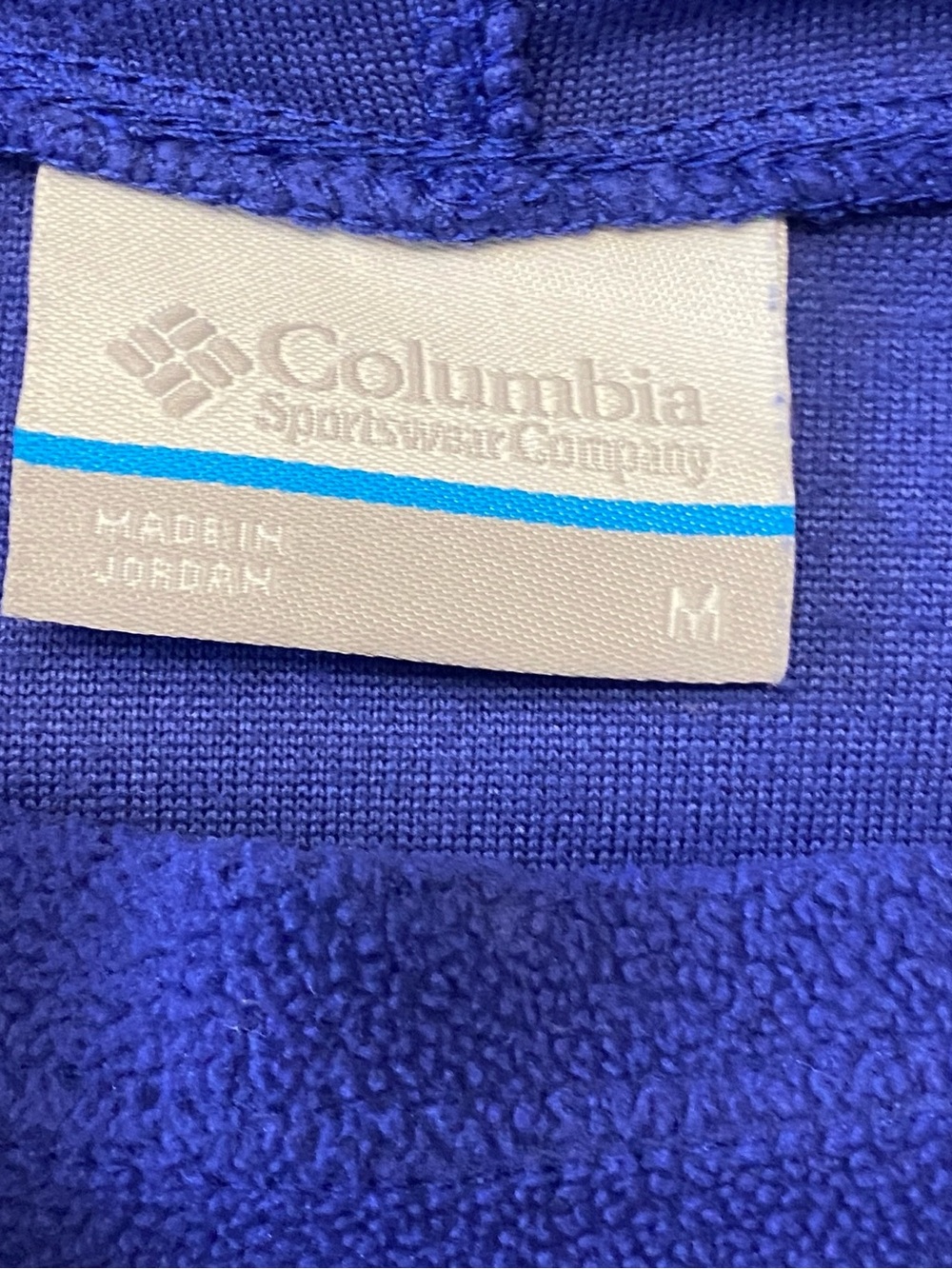 Columbia Women's Cobalt Blue Fleece Hoodie - Picture 3 of 4